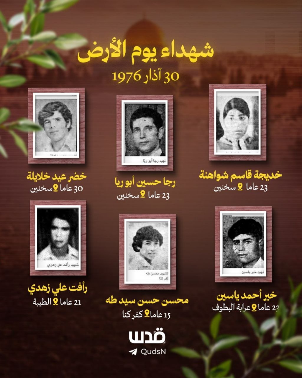 Monday, March 30, 2026 – The Palestinian society in Israel inline image