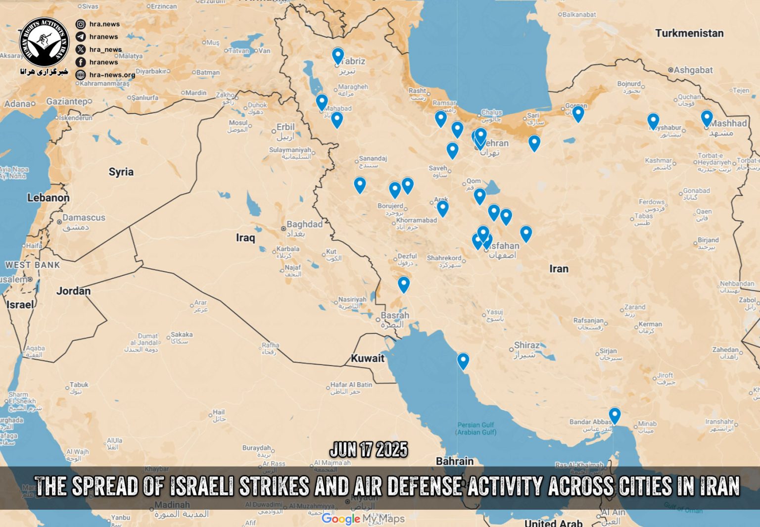 Tuesday, June 17, 2025 – Iran, Lebanon & Syria inline image
